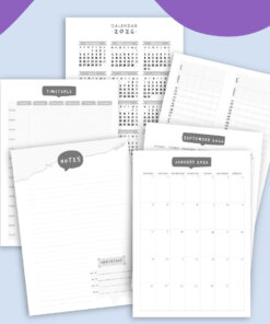 Alternative view of Agenda docente x 8 cursos (inglés o español)