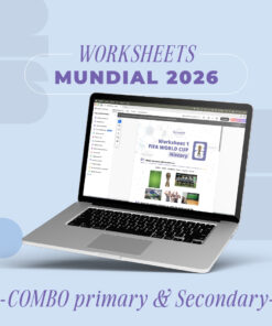 Combo Worksheets Primary and Secondary - Mundial 2026 – material descargable