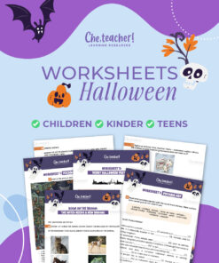 COMBO Worksheets Halloween Kinder, Children & Teens