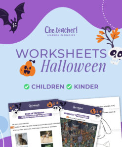 Worksheets Halloween Kinder & Children