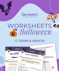 2026-Worksheets Halloween Teens & Adults