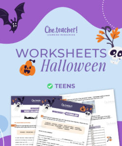 Worksheets Halloween Teens