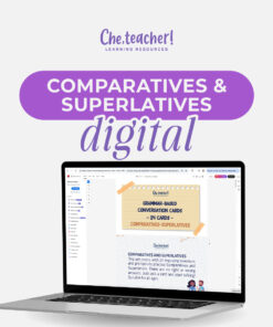 Speaking cards-Comparatives & Superlatives Digital